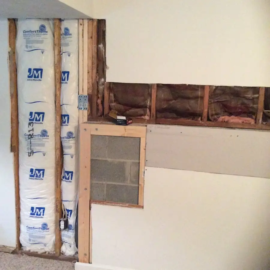 Wall insulation replacement during Odor Removal & Deodorization in Maynard